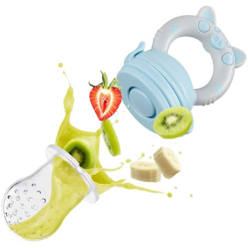 Amazon Baby Fresh Fruit Food Feeder 2 Pack Gray Nibbler Pacifier New Born Baby Silicone Feeder For Babies